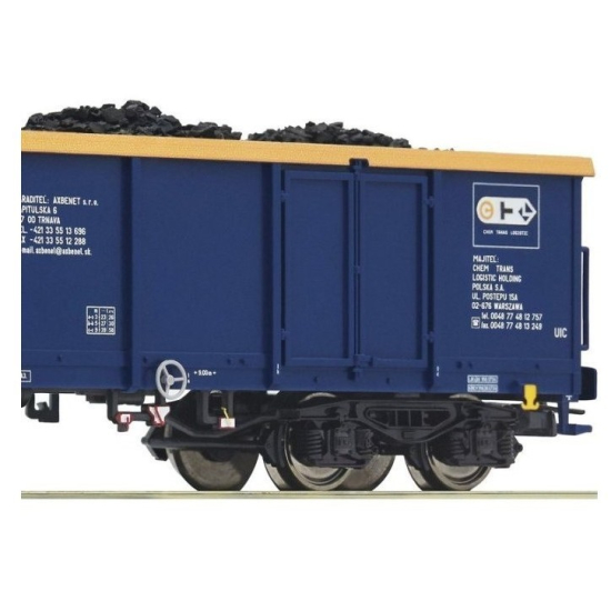 Zestaw 2 wagonów węglarek (typ Eaos) Roco 76086 HO